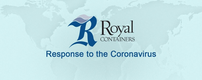 Royal Containers Statement on Coronavirus - COVID-19