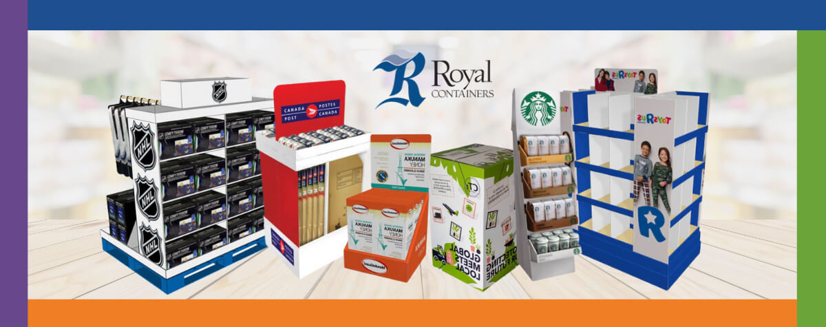 Corrugated Packaging Across Industries | Royal Containers Corrugated Packaging Solutions And Displays, Ontario, Canada