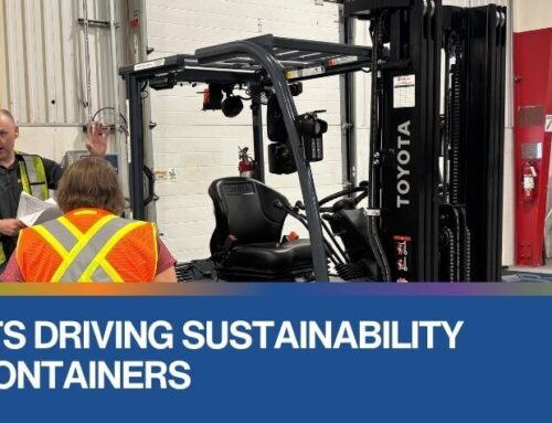 EV Forklifts Driving Sustainability at Royal Containers