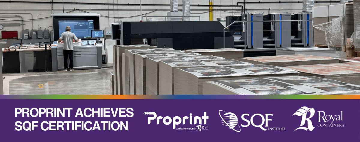 Proprint Achieves SQF Certification | Royal Containers Corrugated Packaging Solutions, Brampton & St. Thomas, Ontario, Canada